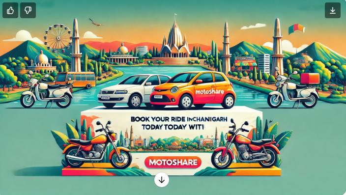 Explore Chandigarh with Motoshare: Easy Bike & Car Rentals for a Seamless Travel Experience