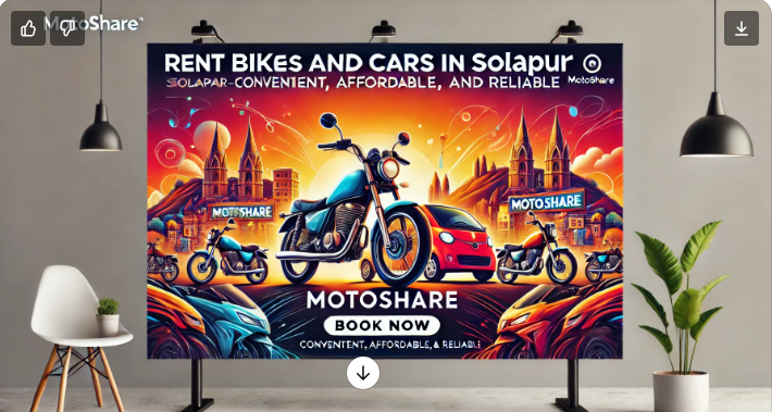 Discover Convenient Bike and Car Rentals in Solapur with Motoshare: Explore the City with Ease