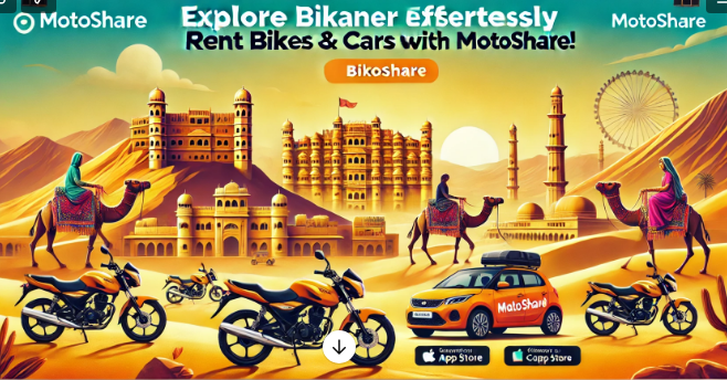 Discover Bikaner with Ease: Book Bikes & Cars Online with Motoshare
