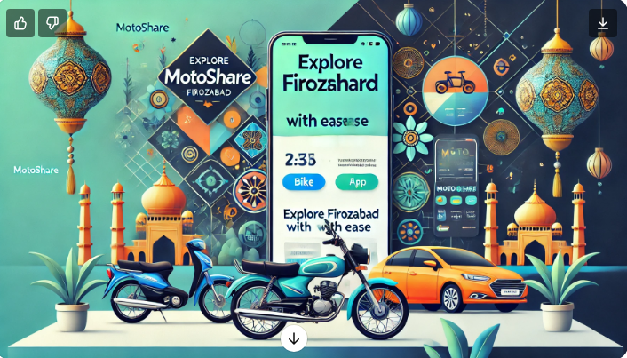 Explore Firozabad with Ease: Hassle-Free Bike and Car Rentals via Motoshare