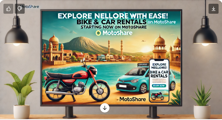 Explore Nellore with Ease: Your Guide to Hassle-Free Bike and Car Rentals via Motoshare
