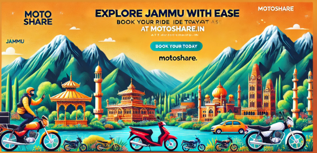 Explore Jammu Effortlessly with Motoshare’s Bike and Car Rentals