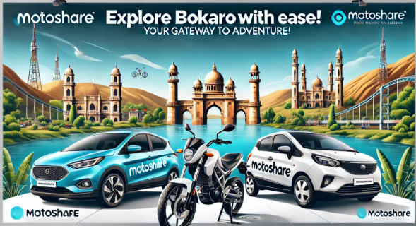 Explore Bokaro Effortlessly with Motoshare’s Bike and Car Rentals: Your Gateway to Adventure