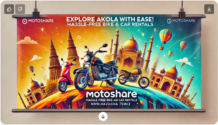 Explore Akola with Ease: Hassle-Free Bike and Car Rentals through Motoshare