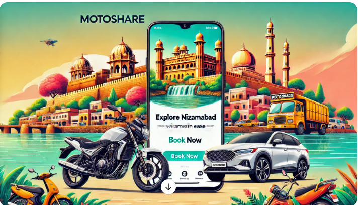 Discover Nizamabad with Ease: Hassle-Free Bike & Car Rentals with Motoshare